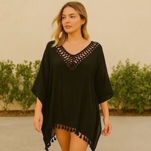 Rachel Zoe Black Swim Cover-Up – NWT – One Size